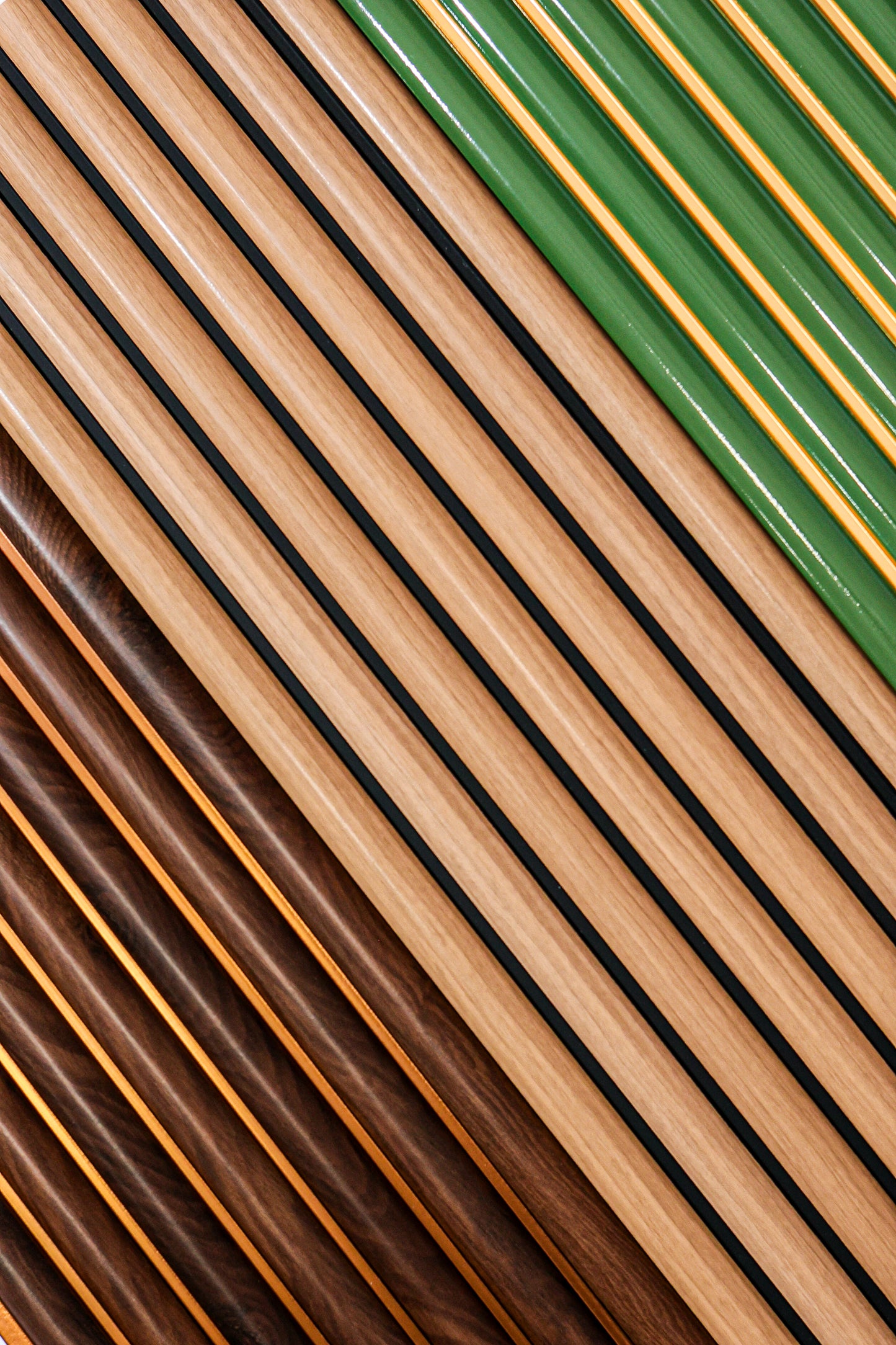 Natural Oak Fluted Slat Wall Panel - Volga Panels™ (Moisture-proof)