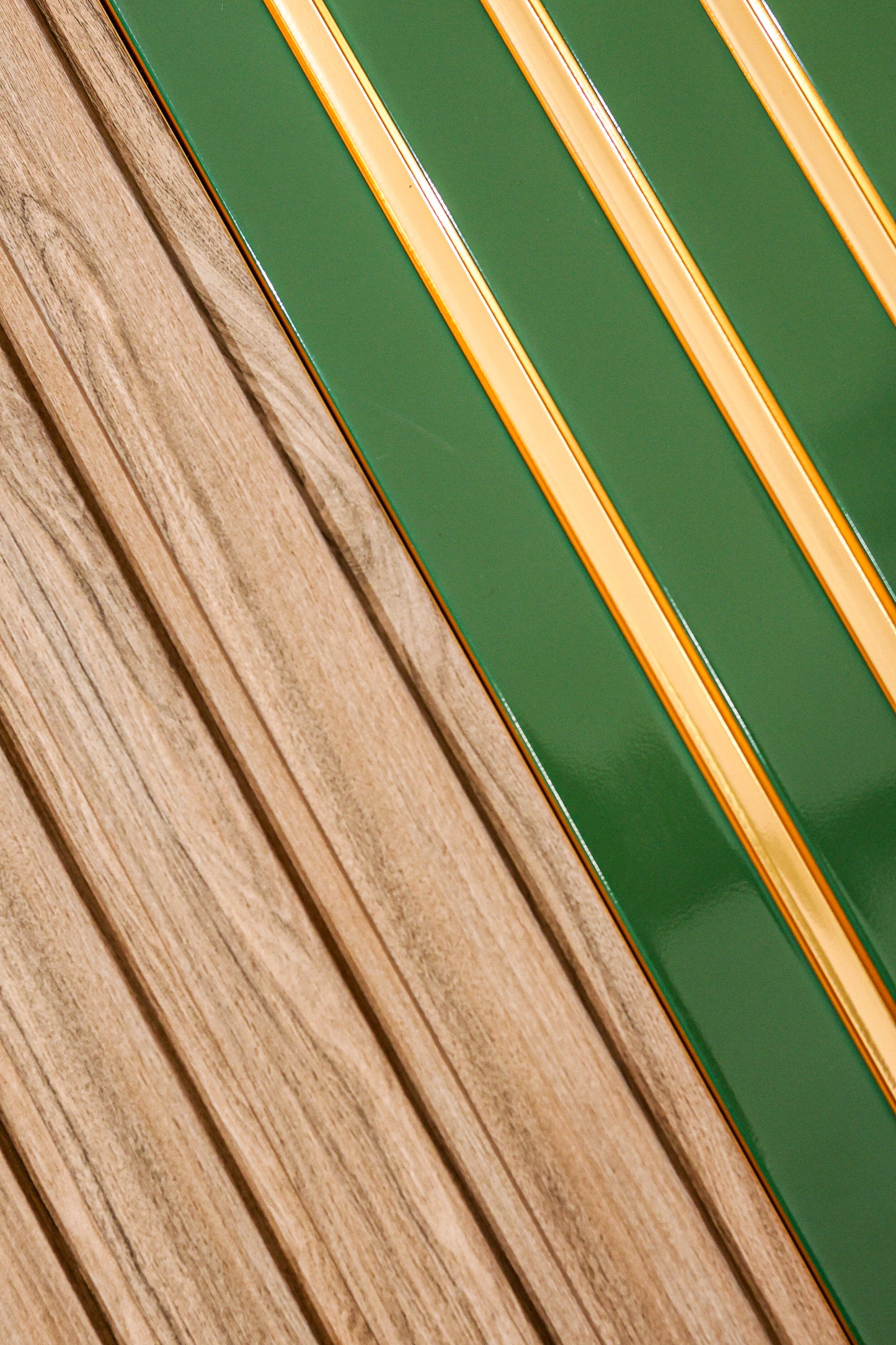 Royal Green Slat Wall Panel - Volga Panels™ (Moisture-proof)