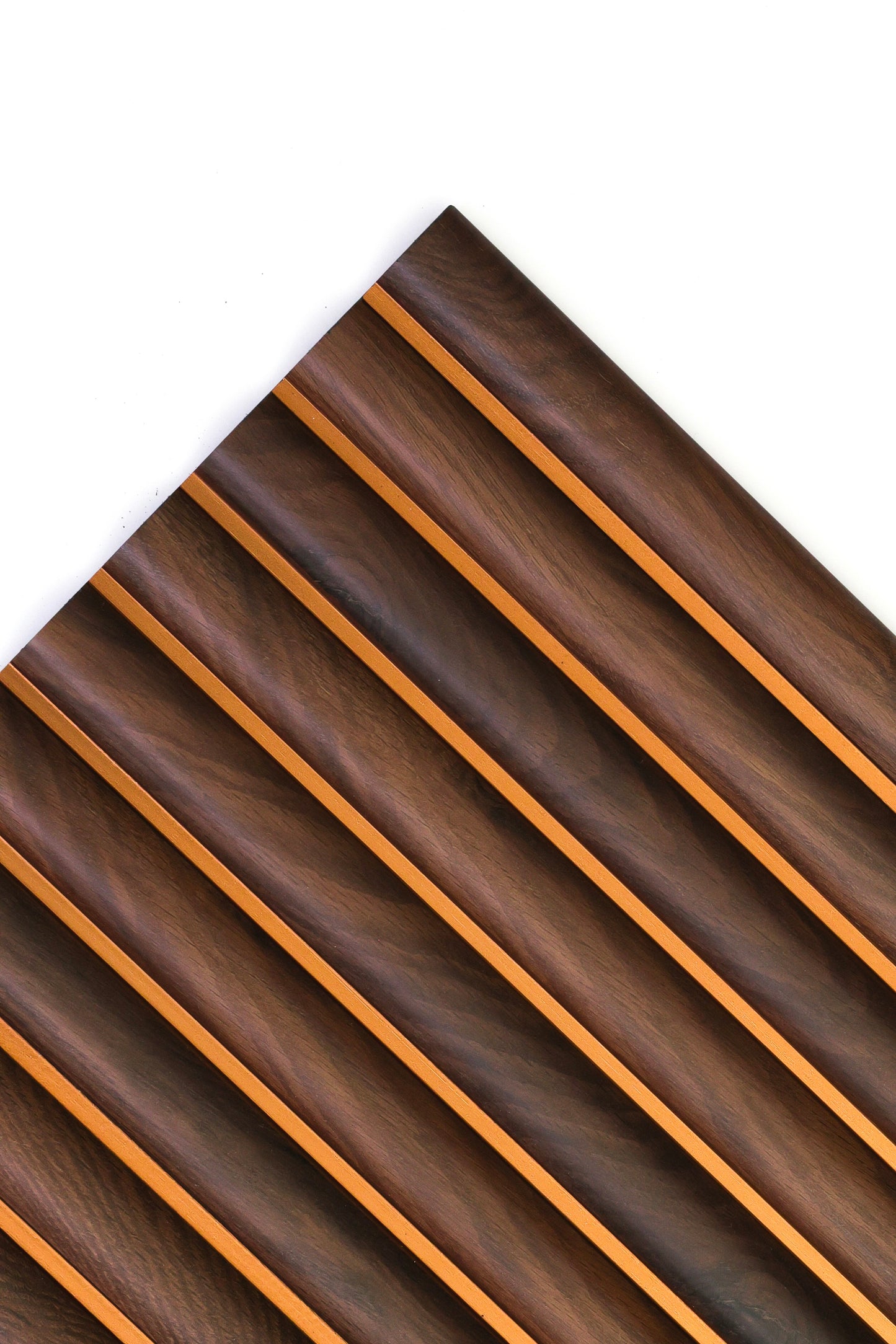 Cherry Mahogany Fluted Slat Wall Panel - Volga Panels™ (Moisture-proof)