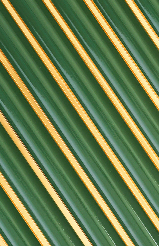 Royal Green Fluted Slat Wall Panel - Volga Panels™ (Moisture-proof)