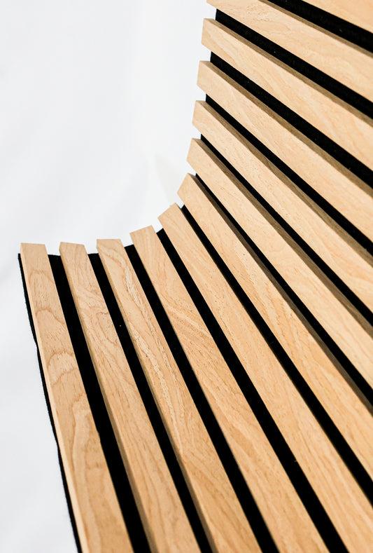 American Oak Flexi Acoustic Wall Panel - Volga Panels™