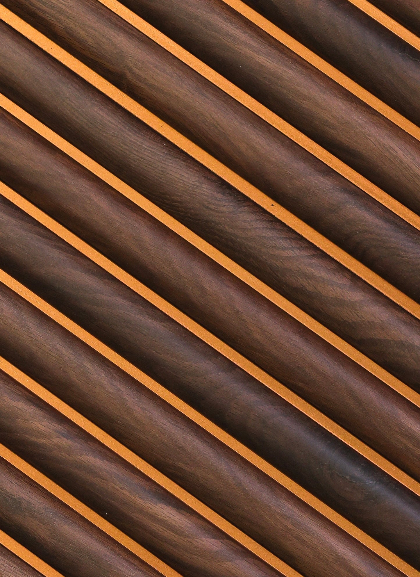 Cherry Mahogany Fluted Slat Wall Panel - Volga Panels™ (Moisture-proof)
