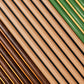 Natural Oak Fluted Slat Wall Panel - Volga Panels™ (Moisture-proof)
