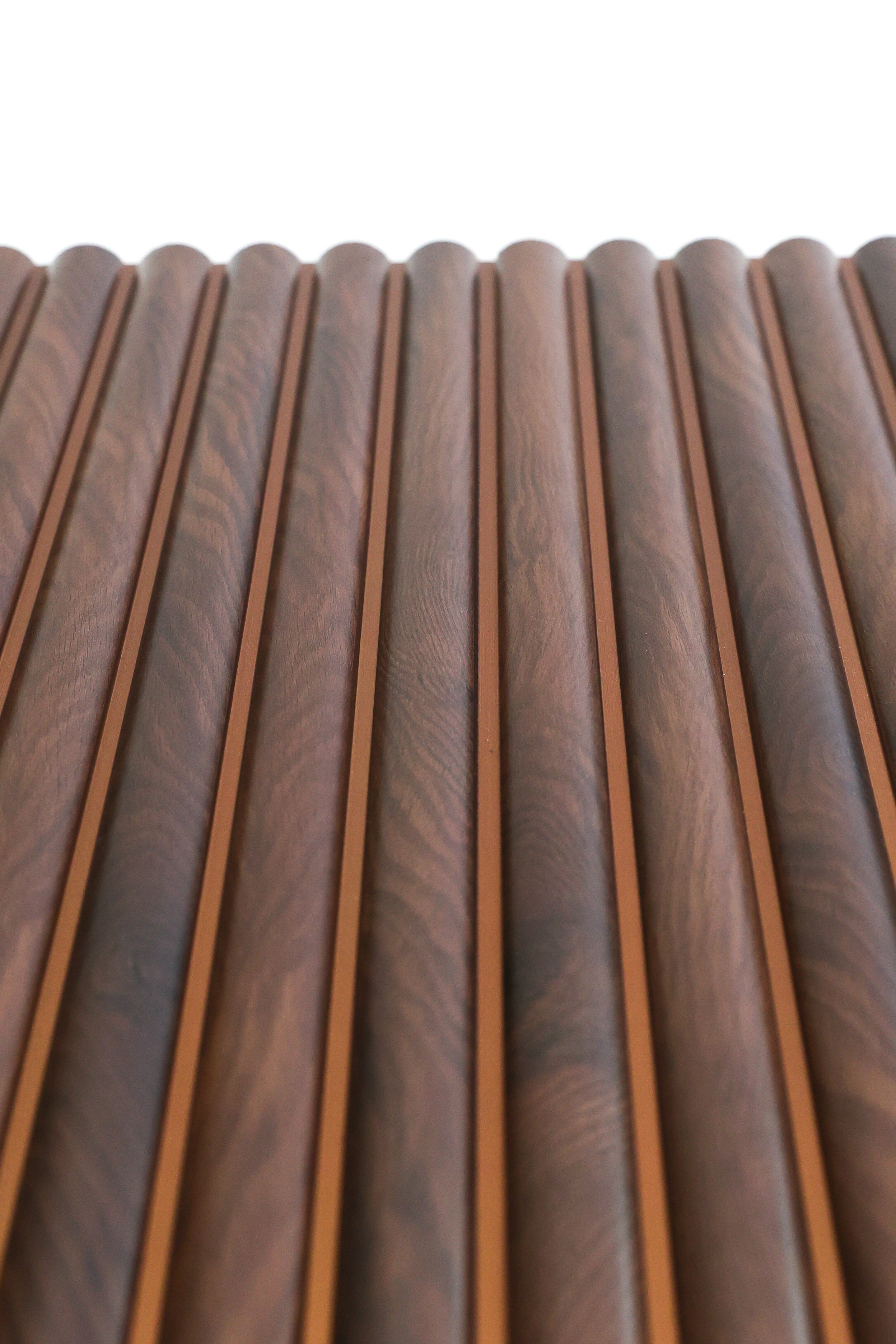 Cherry Mahogany Fluted Slat Wall Panel - Volga Panels™ (Moisture-proof