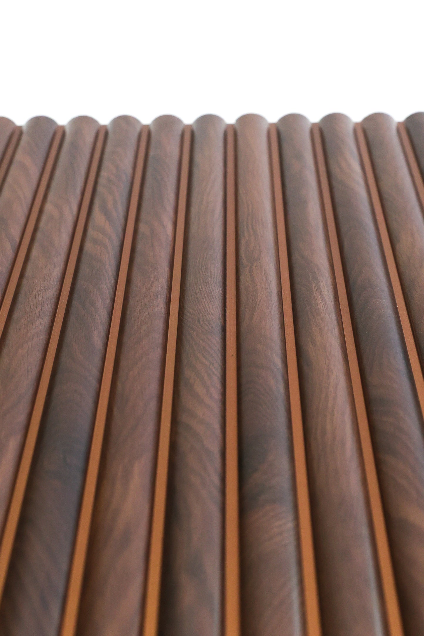 Cherry Mahogany Fluted Slat Wall Panel - Volga Panels™ (Moisture-proof)