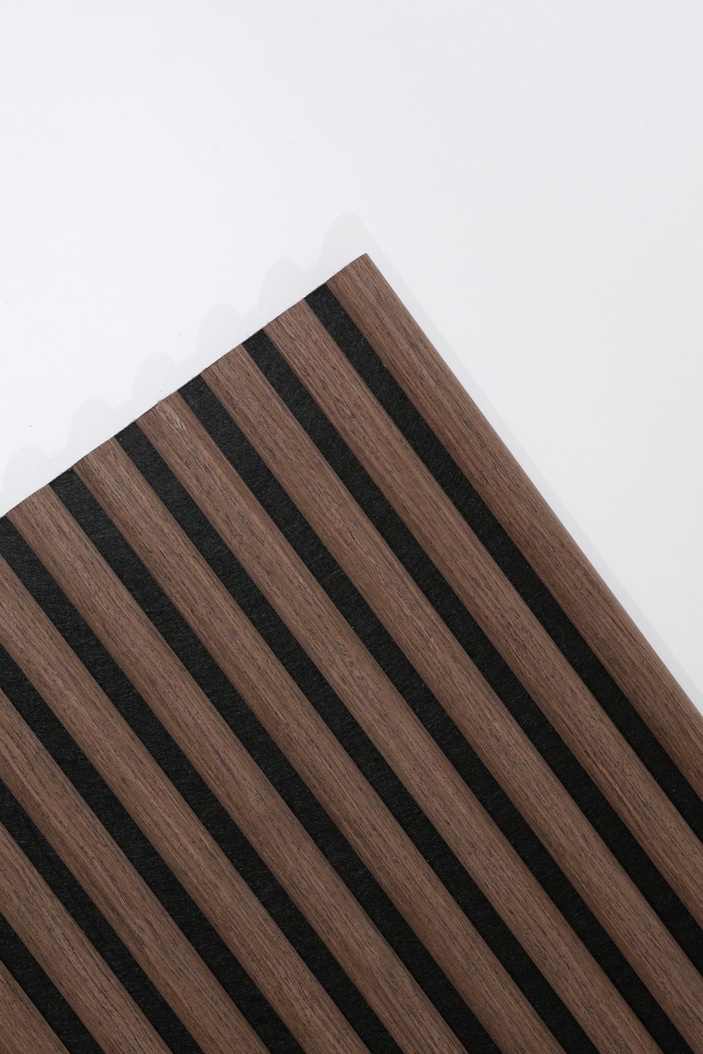 Hickory Walnut Fluted Acoustic Wall Panel - Volga Panels™