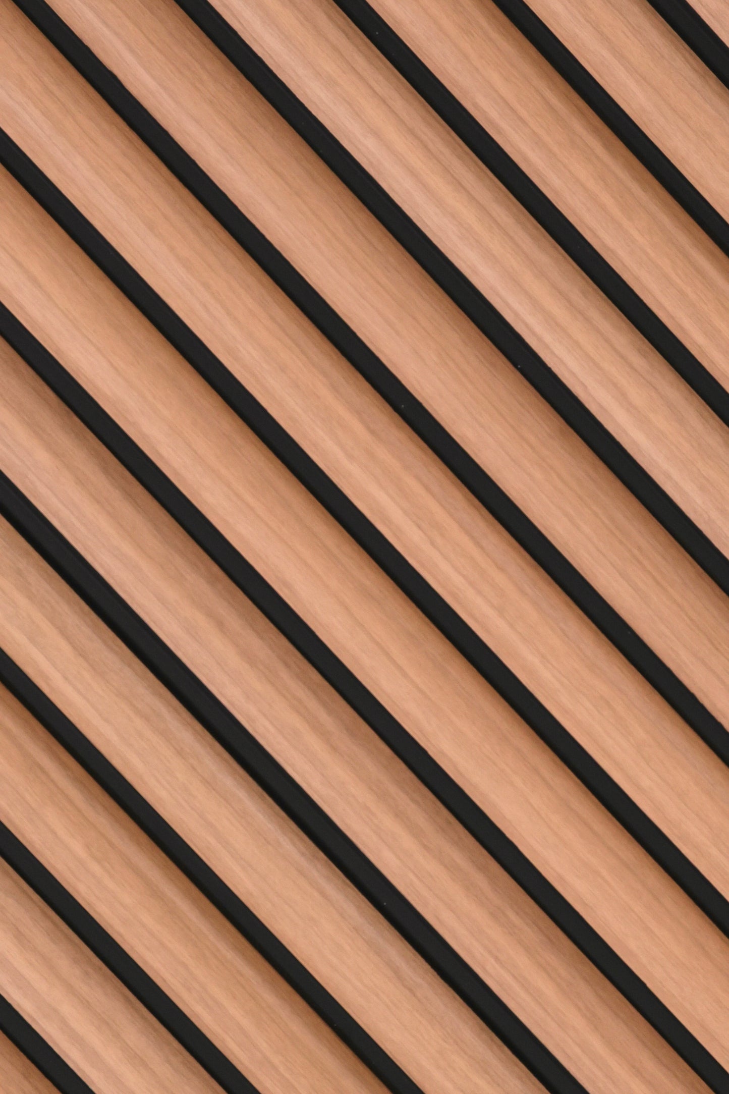 Natural Oak Fluted Slat Wall Panel - Volga Panels™ (Moisture-proof)