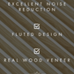 American Oak Fluted Acoustic Wall Panel - Volga Panels™