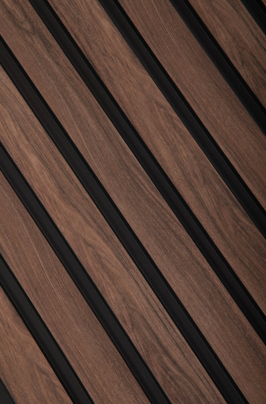 Walnut Slat Wall Panel - Volga Panels™