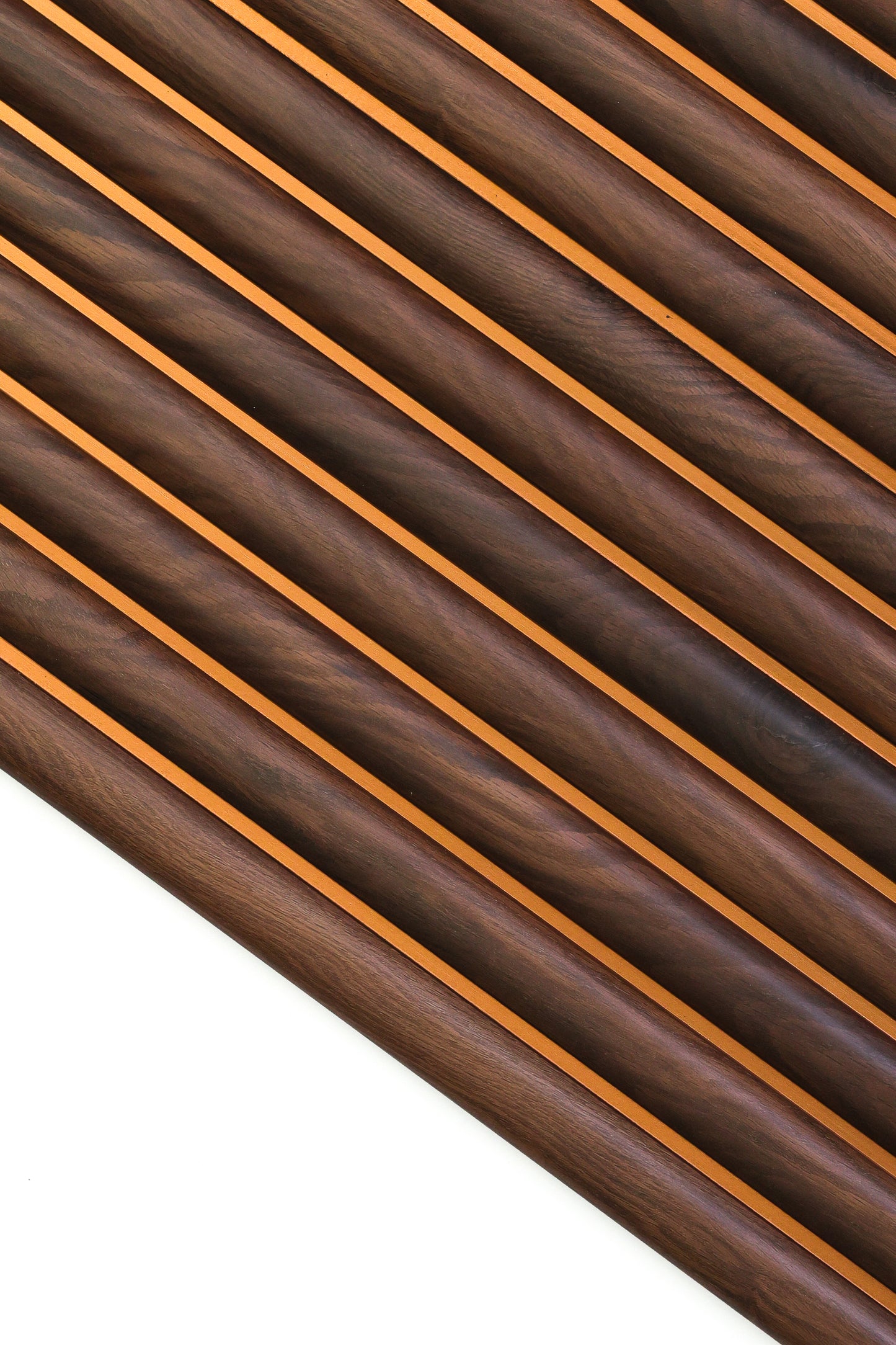 Cherry Mahogany Fluted Slat Wall Panel - Volga Panels™ (Moisture-proof)