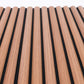 Natural Oak Fluted Slat Wall Panel - Volga Panels™ (Moisture-proof)