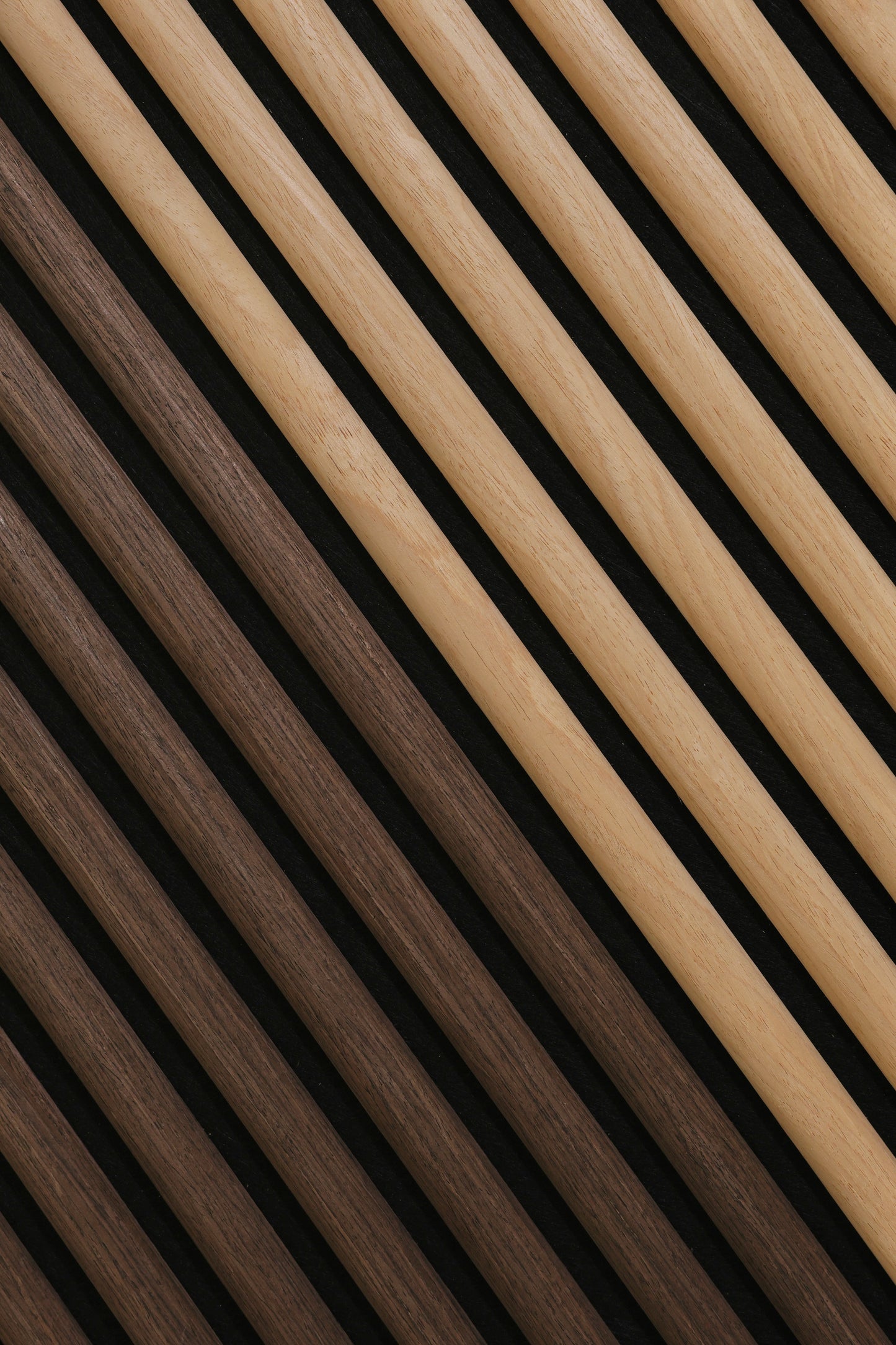 Hickory Walnut Fluted Acoustic Wall Panel - Volga Panels™