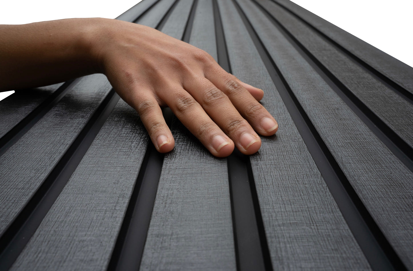 Slate Black Slat Wall Panel - Volga Panels™