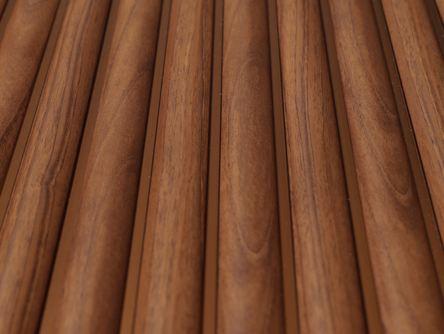 Bourbon Walnut Fluted Slat Wall Panel - Volga Panels™