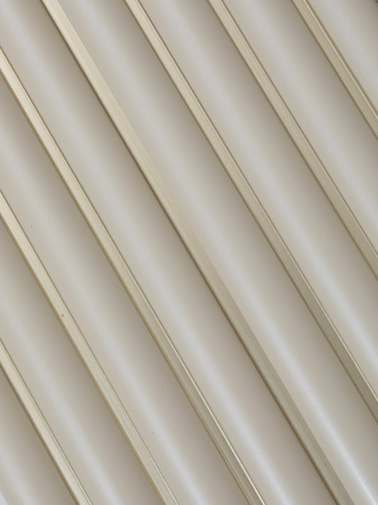 Ivory Silk Fluted Slat Wall Panel - Volga Panels™