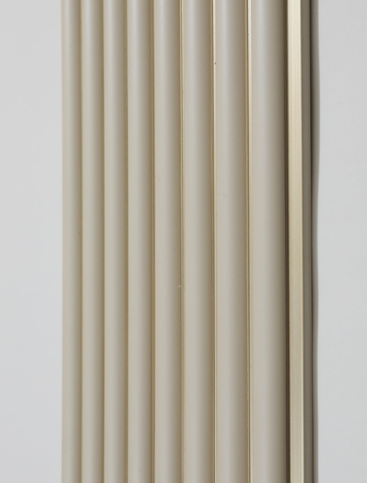 Ivory Silk Fluted Slat Wall Panel - Volga Panels™ (Moisture-proof)